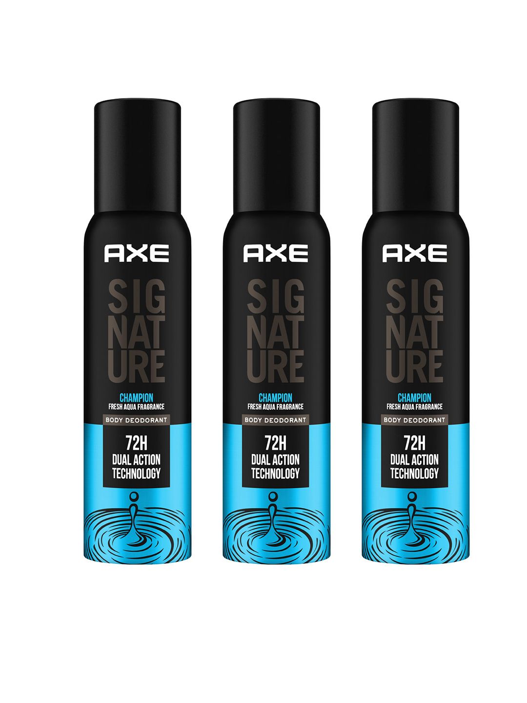 AXE Signature Men Set of 3 Champion Long Lasting No Gas Body Deodorant - 200 ml each-picture-40