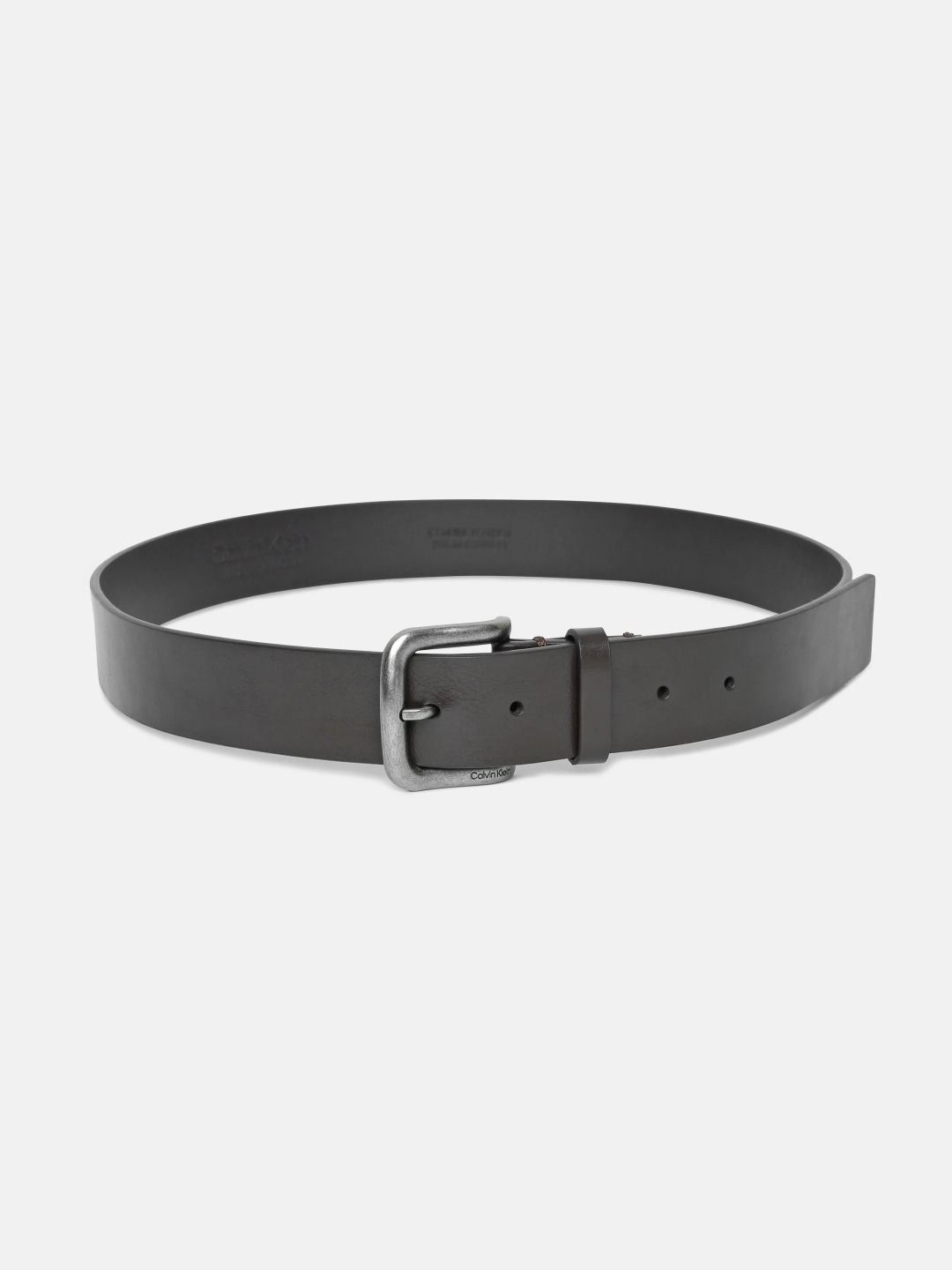 Calvin Klein Men Solid Brown Leather Classic Belt-picture-23