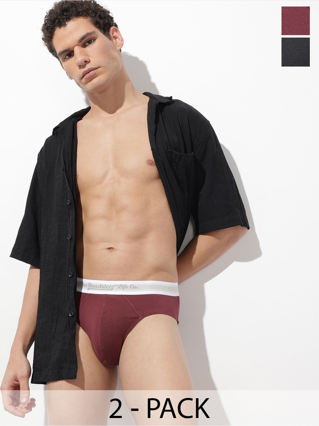 The Roadster Life Co. Men Pack Of 2 Briefs-picture-35