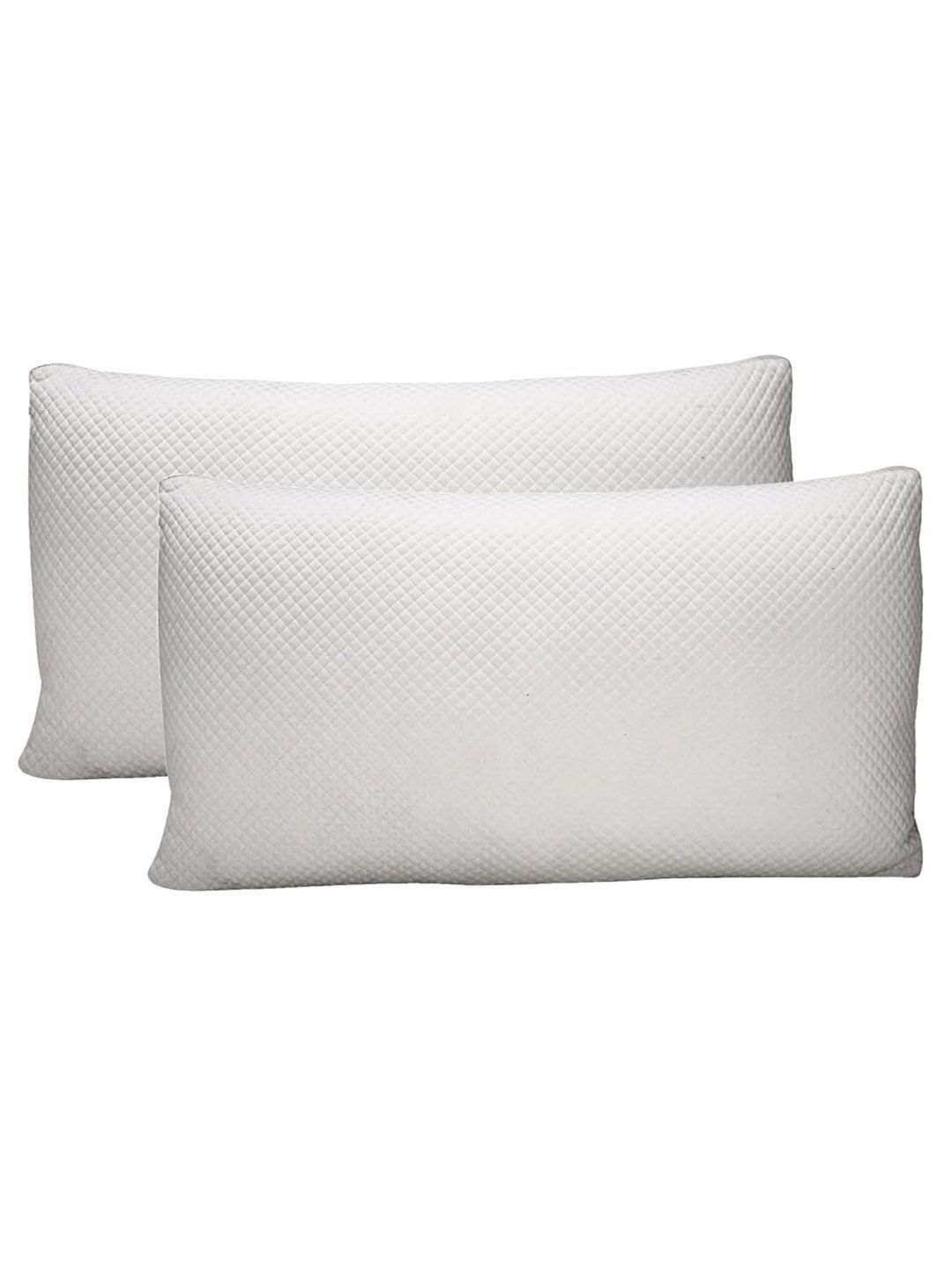 PAPAYA White Set of 2 Fibre Filled Polycotton Ultra Soft Sleep Pillow-picture-37