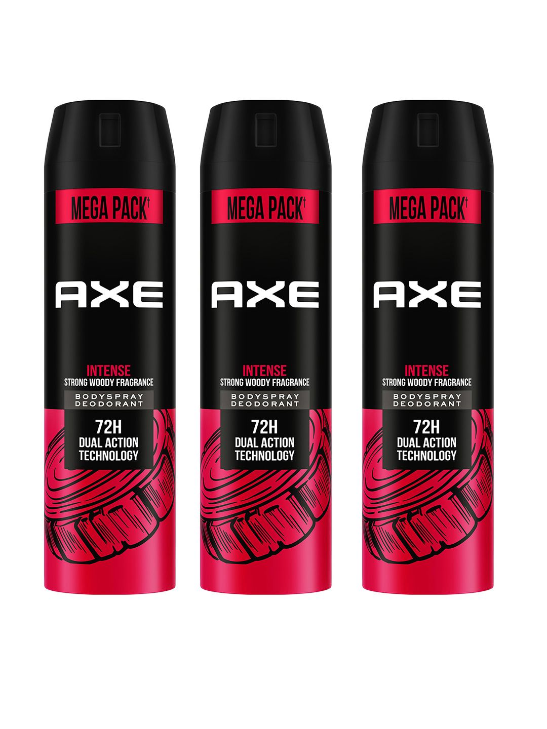AXE Men Set of 3 Intense Long Lasting Deodorant Bodyspray- 215 ml each-image-28