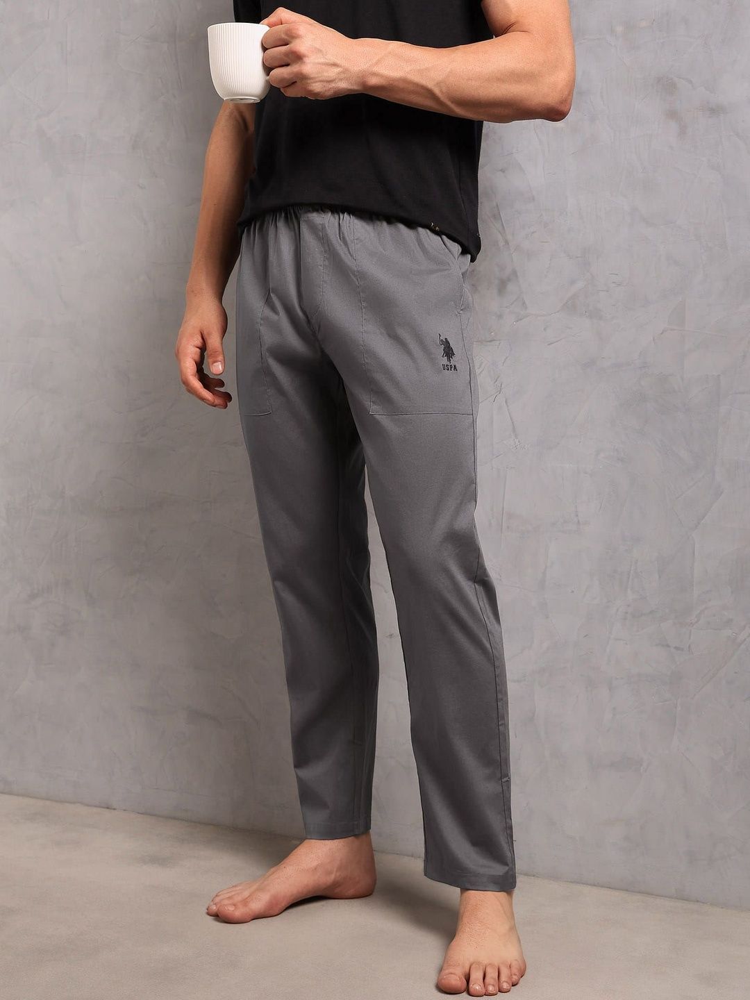 U.S. Polo Assn. Men's OELP9 Cotton Stretch Breathable Pyjamas-picture-12