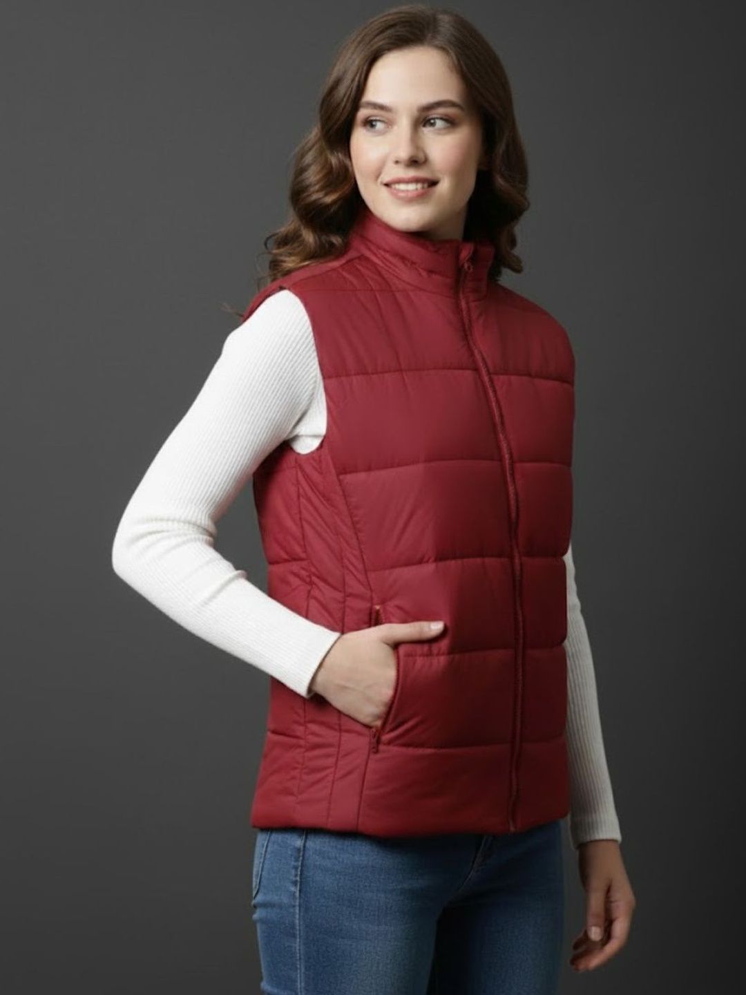 HERE&NOW Women Lightweight Puffer Jacket-picture-10