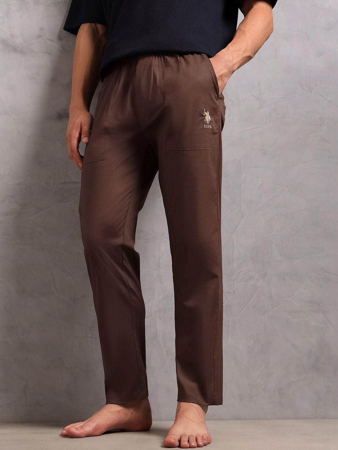 U.S. Polo Assn. Men's OELP9 Cotton Stretch Breathable Pyjamas-picture-11