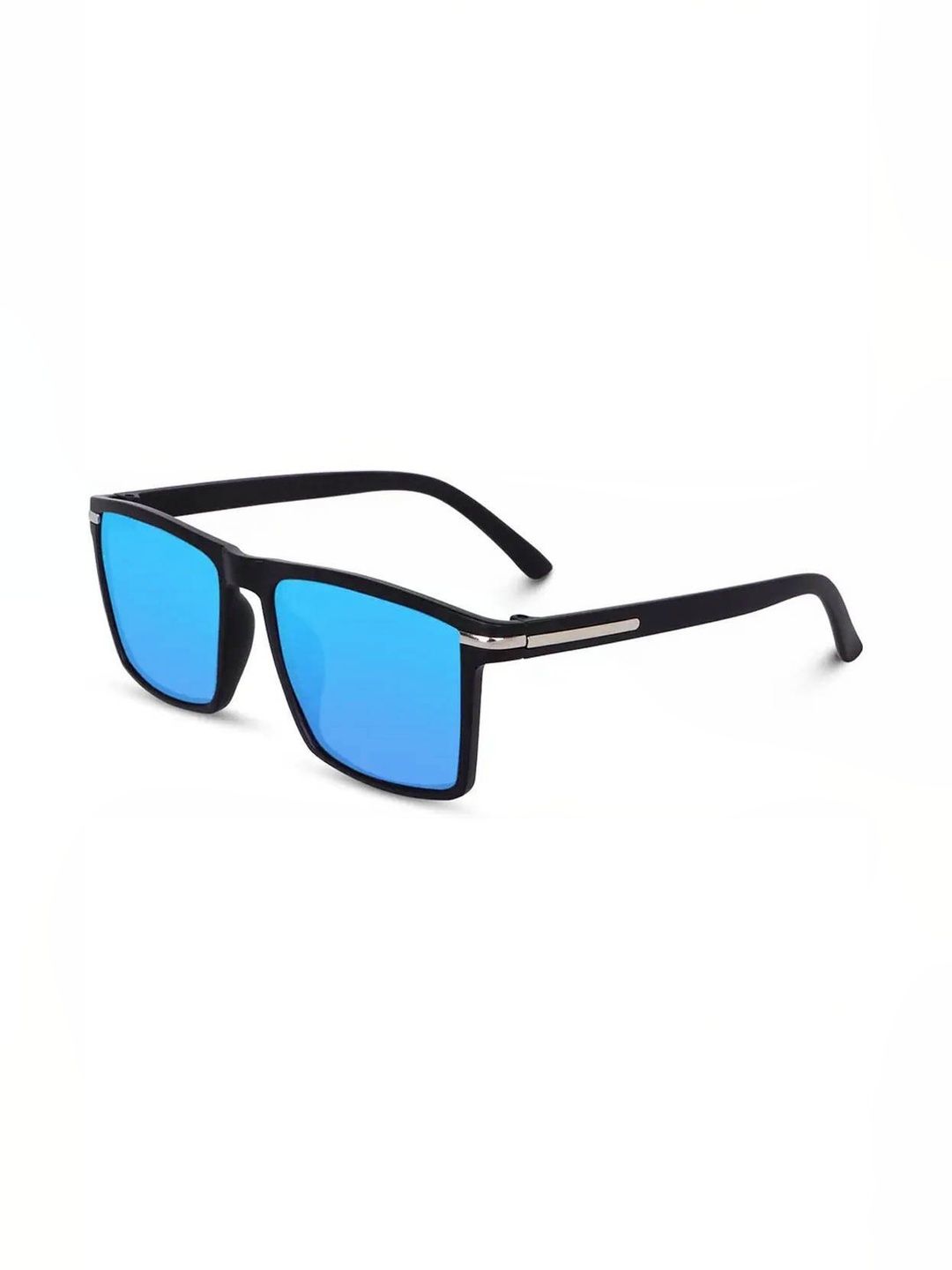 Elligator Men Blue Lens & Black Square Sunglasses with-picture-21