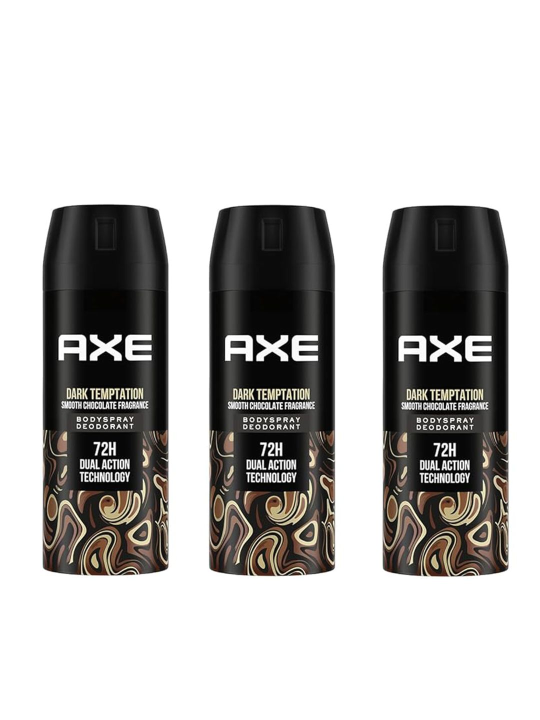 Axe Set of 3 Dark Temptation Long Lasting Deodorant Bodyspray For Men 150 ml Each-image-41
