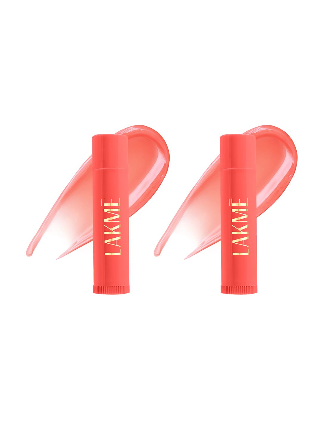 Lakme Set of 2 Lip Love Care Stick 24Hr Moisturization with SPF 15 4.5g Each - Apricot-image-32