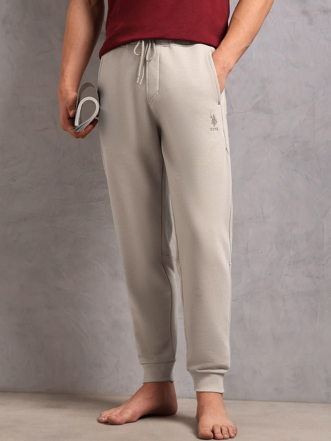 U.S. Polo Assn. Men's OJ009 Cotton Terry Lounge Joggers-picture-15