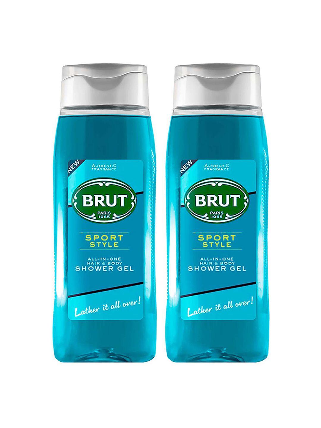 BRUT Men Set of 2 Sport Style All-In-One Hair & Body Shower Gel - 500ml each-image-20