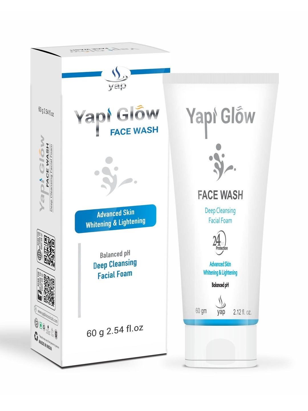 YCL White & Blue Face Wash