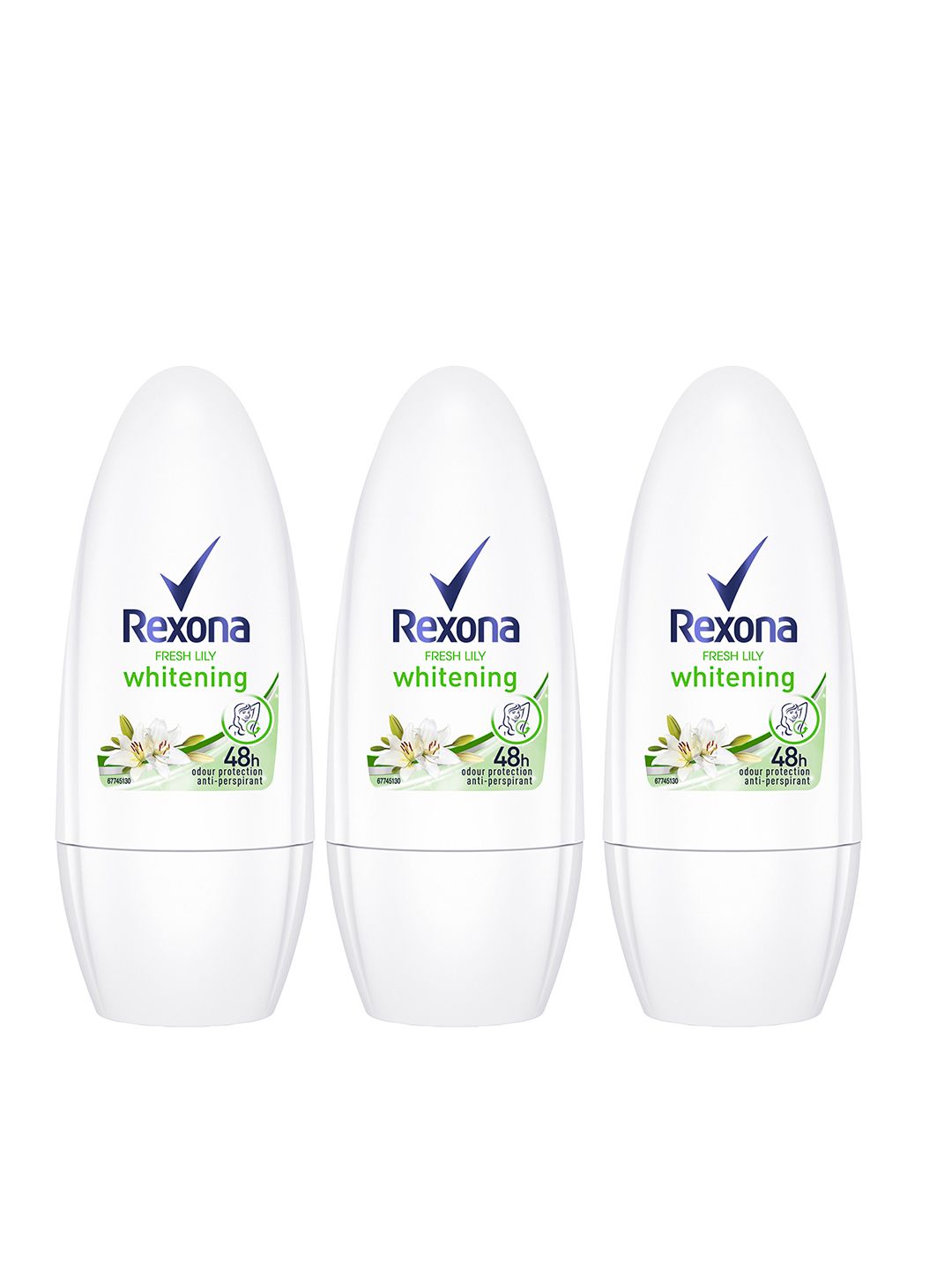 REXONA Women Set of 3 Fresh Lily Underarm Roll On Deodorant- 50 ml each-image-34