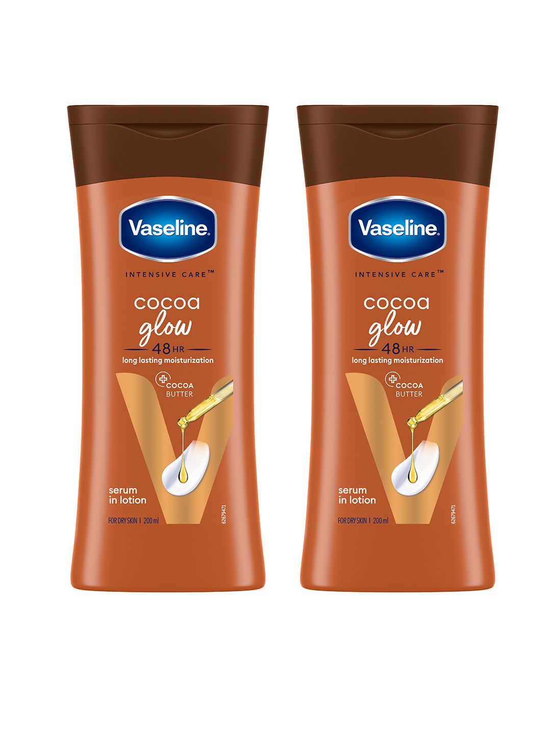 Vaseline Set of 2 Cocoa Glow Serum In Lotion with 100% Pure Cocoa - 200 ml Each-picture-46