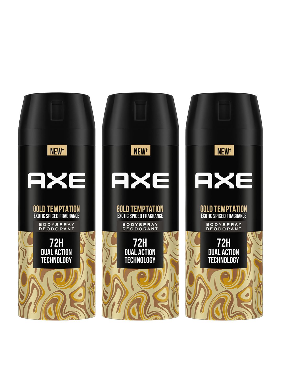 AXE Men Set of 3 Gold Temptation Deodorant - 150ml each-image-49