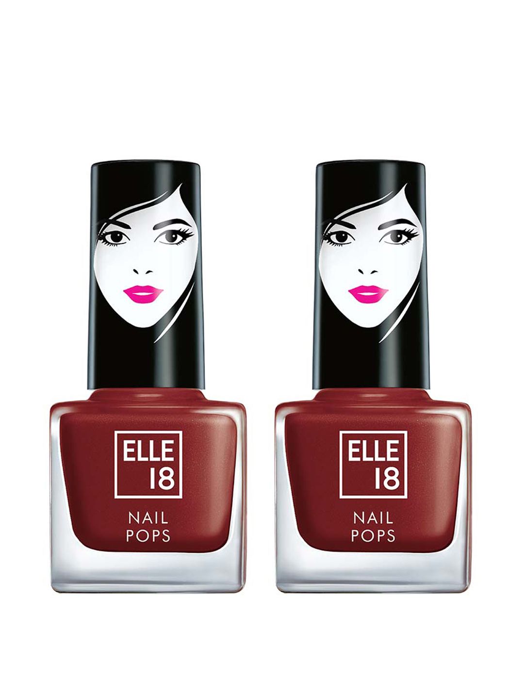 ELLE 18 Set Of 2 Nail Pops Long Lasting Nail Polish 5ml Each - Shade 122-picture-29