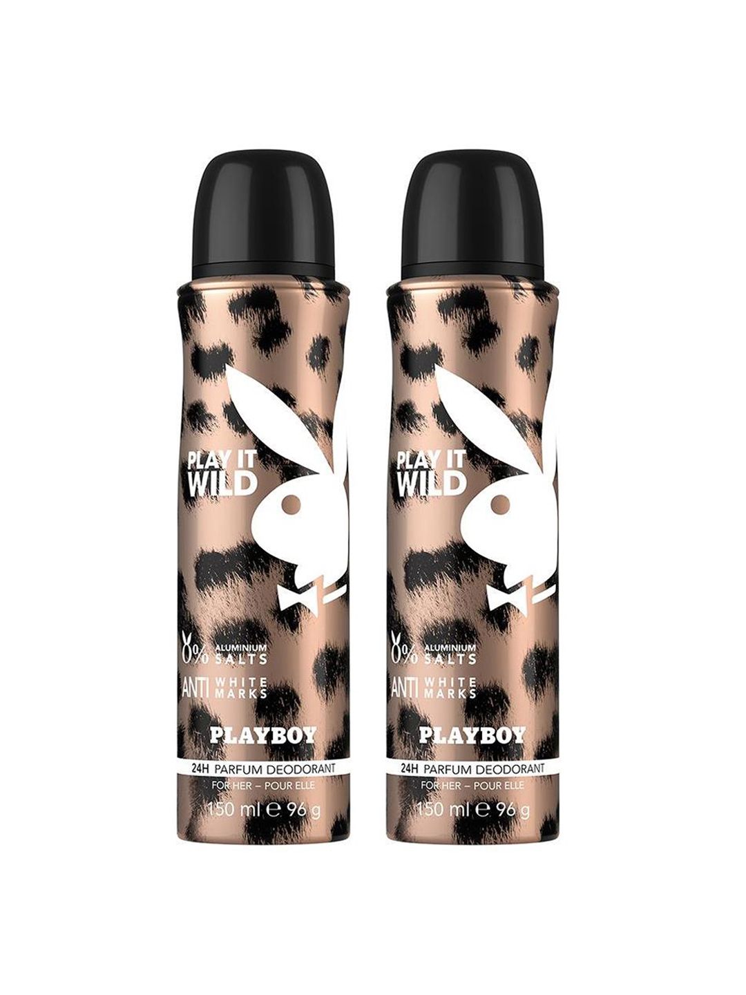Playboy Women Set of 2 Play It Wild Deodorant - 150 ml each-picture-33