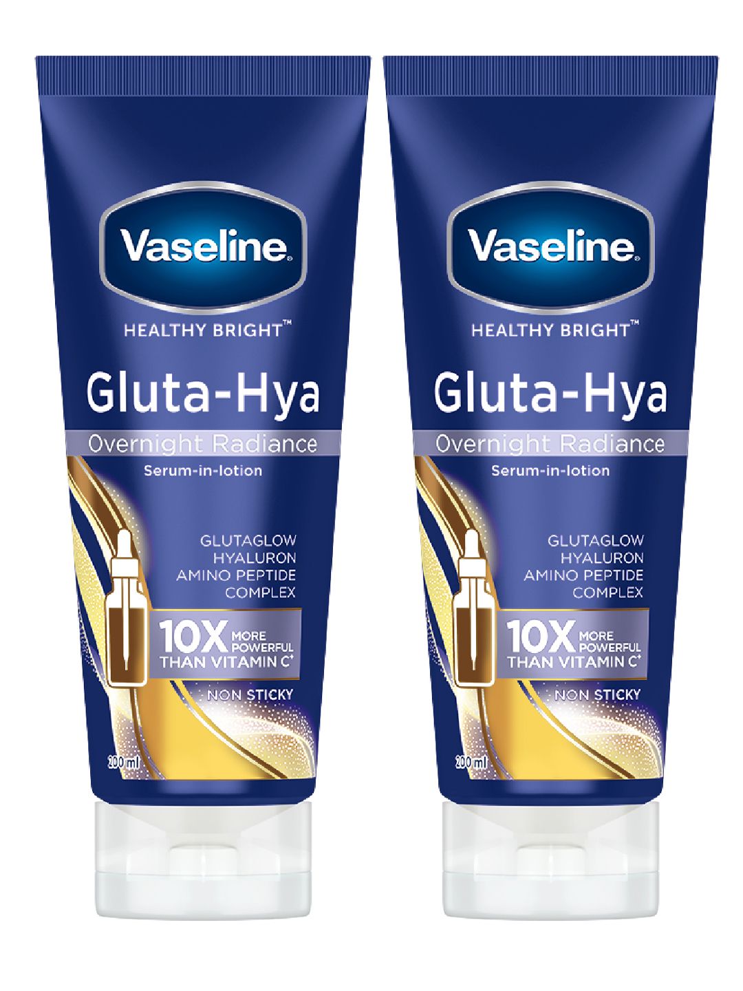 Vaseline Set Of 2 Gluta-Hya Overnight Radiance Body Lotion - 200ml Each-image-41