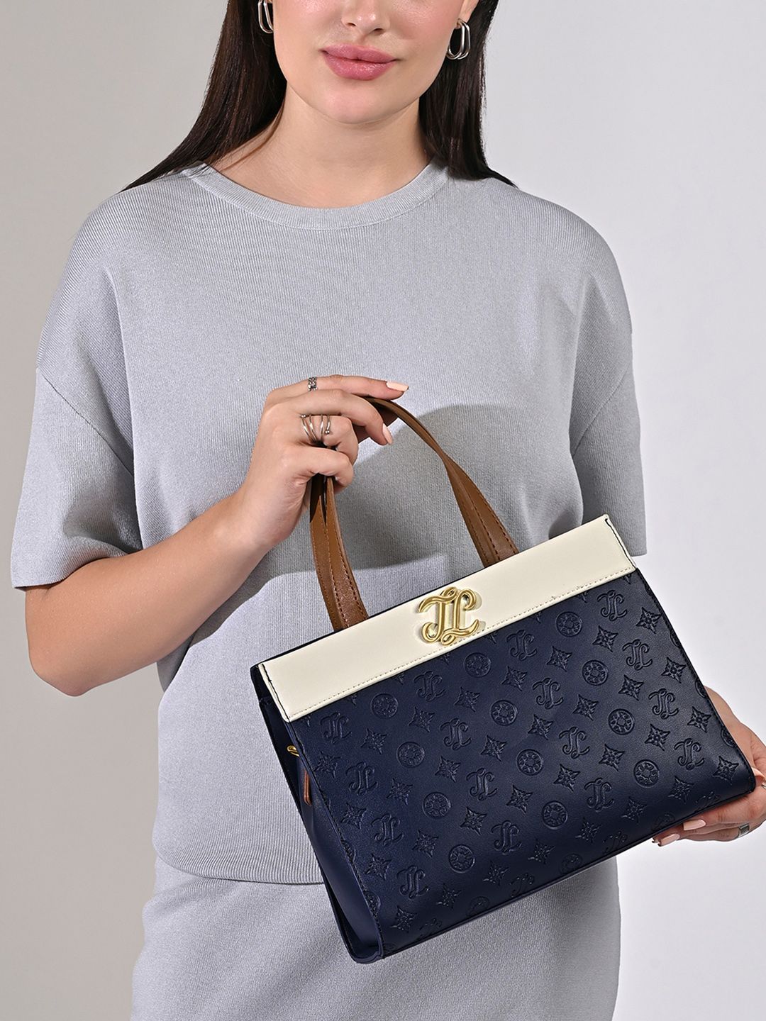 Lavie Signature Women's Colourblock Marfa Medium Satchel Handbag-picture-58