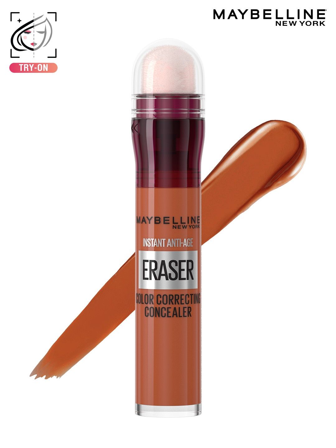 Maybelline New York Instant Anti-Age Eraser Color Correcting Concealer 6.8ml - Orange-image-3