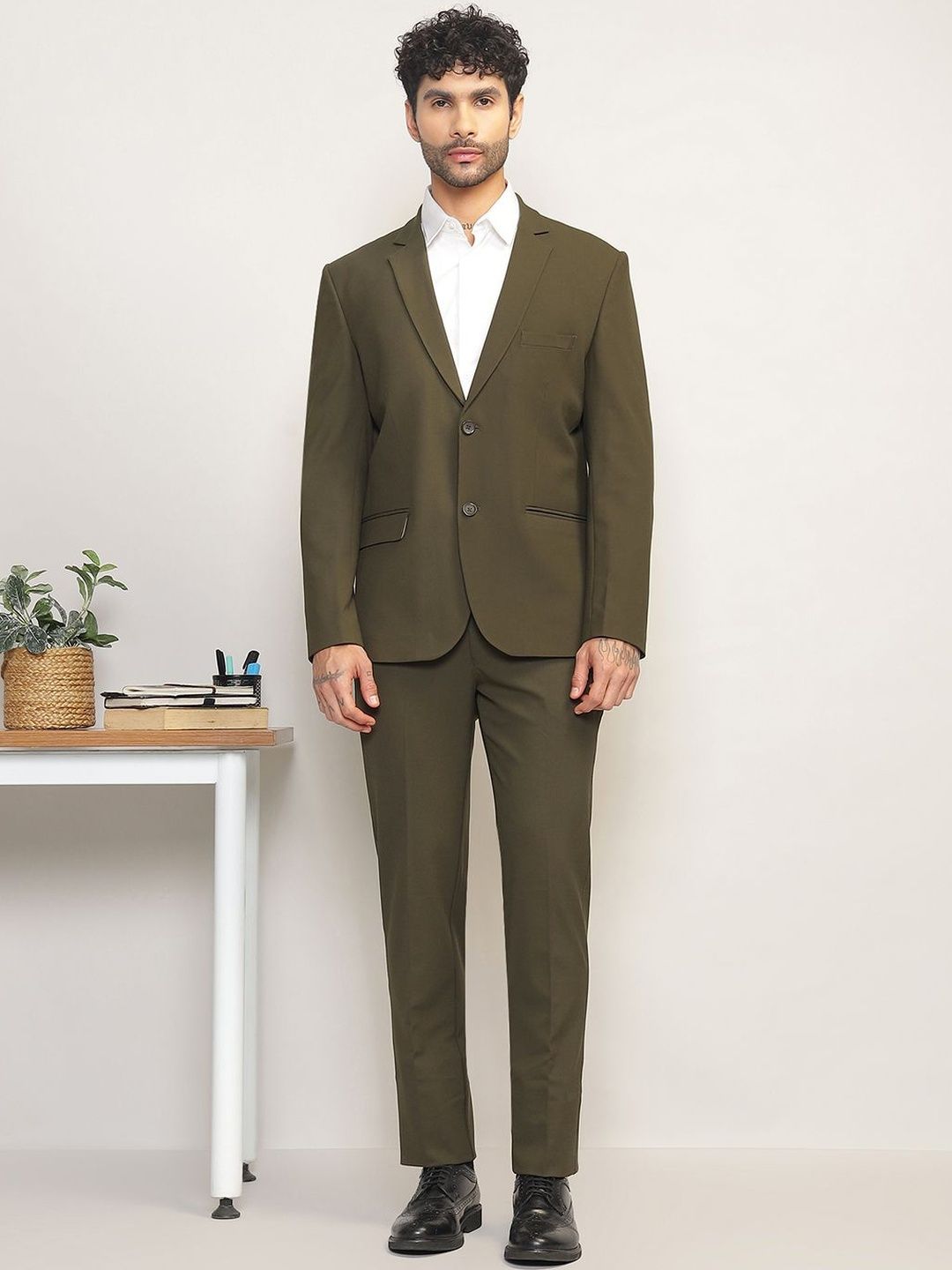 SUBTRACT Slim-Fit Single-Breasted Two-Piece Suit-picture-38