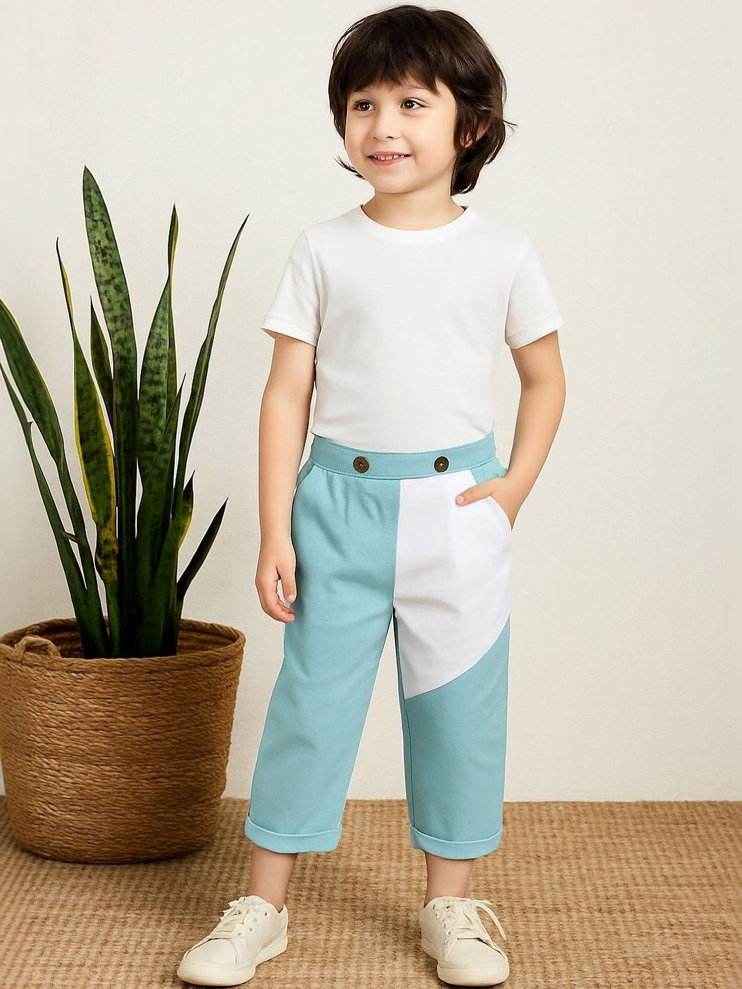 THE BABY TRUNK Boys Relaxed Chinos Trousers-picture-20