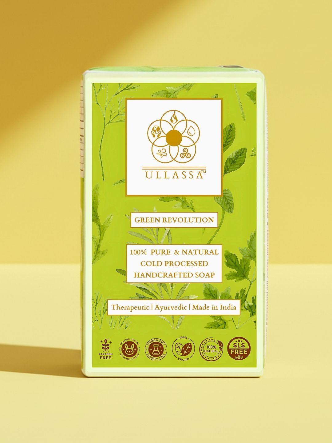 ULLASSA Anti Acne Neem & Bentonite Clay Soap - 101 g-picture-4