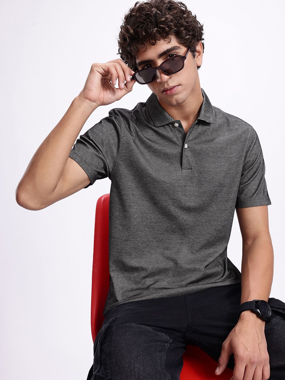 Kook N Keech Pure Cotton Polo Collar T-shirt-picture-25