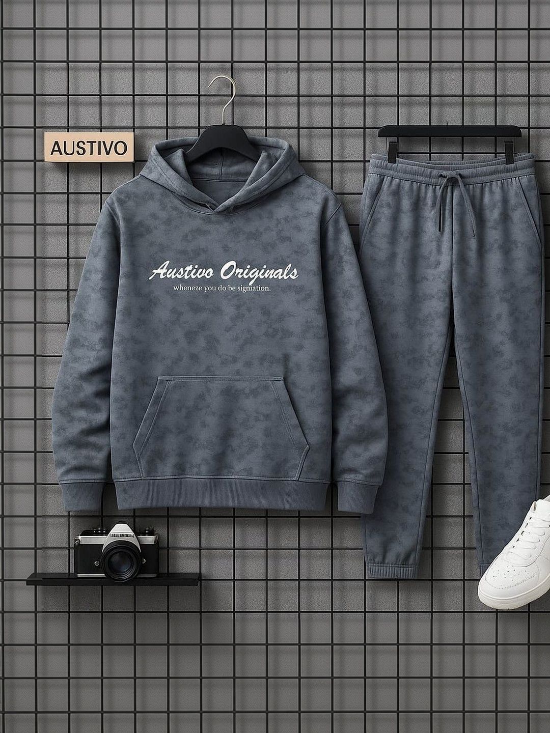 AUSTIVO Men Printed Round Neck Mid-Rise Tracksuits-picture-18