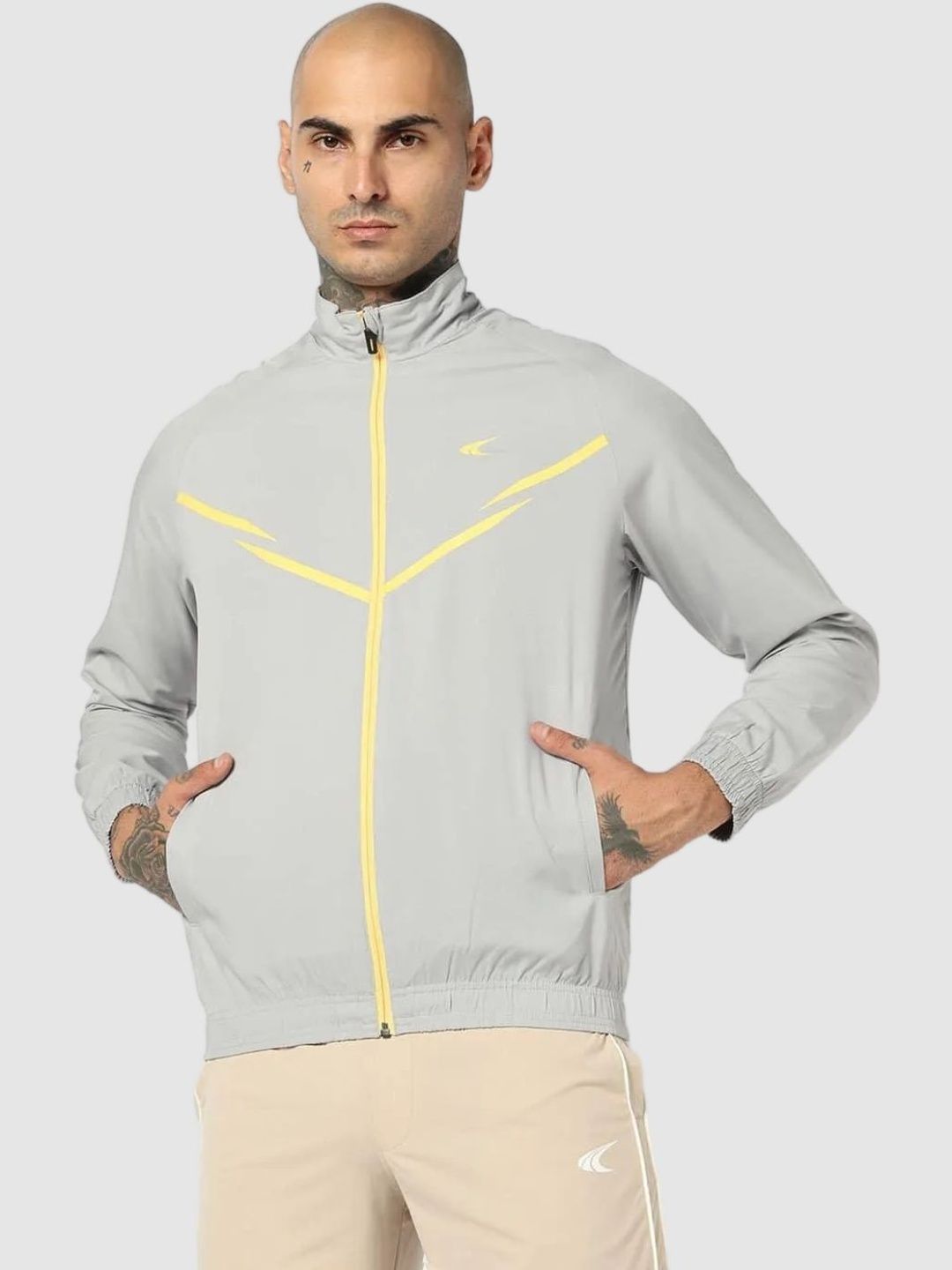 Performax Men Colourblocked Lightweight Running Sporty Jacket-picture-32