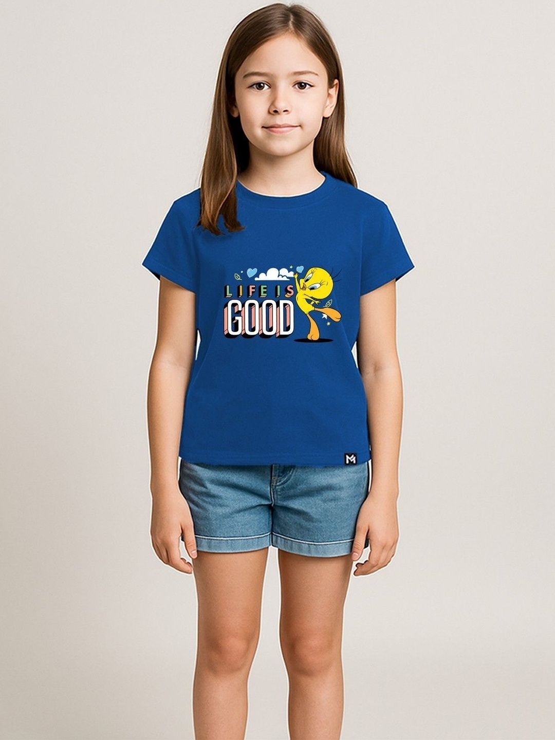 YK X Minute Mirth Girls Cotton Tops