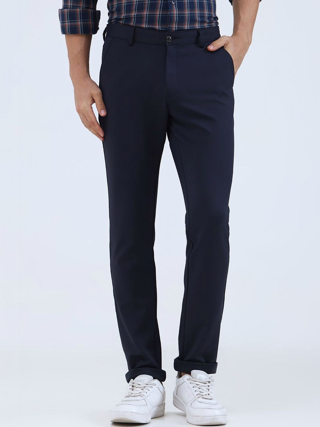 JB STUDIO Men Slim Fit Trousers-image-27