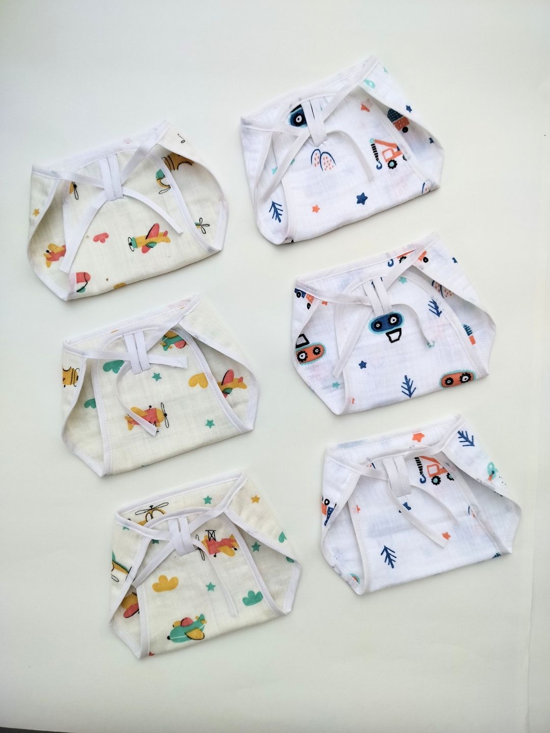 junior drive Make Your Baby Comfortable... Kids Set Of 6 Breathable Muslin Cotton Langot-image-14