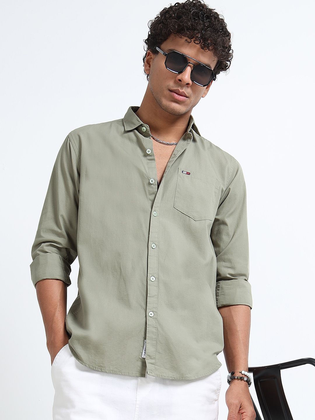 U.S. PITCHERS Men Regular Fit Casual Shirt-picture-21