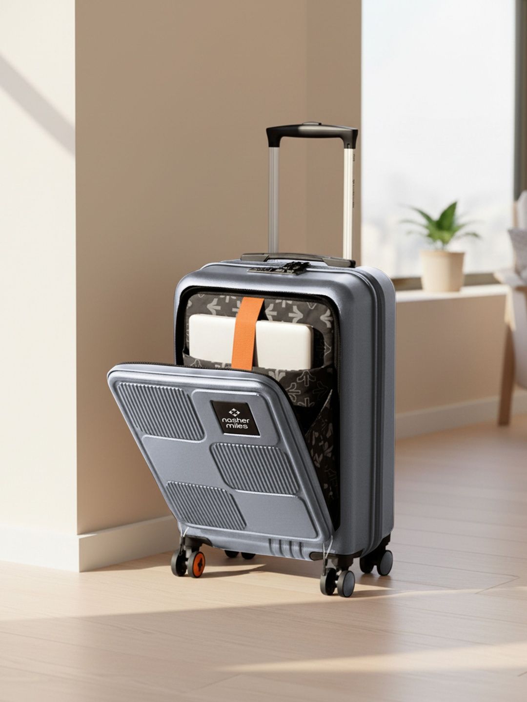 Nasher Miles Perth Hard Sided Cabin Trolley Bag-picture-13