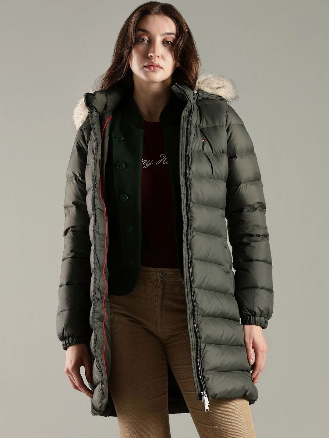 Tommy Hilfiger Women Longline Puffer Jacket-picture-50