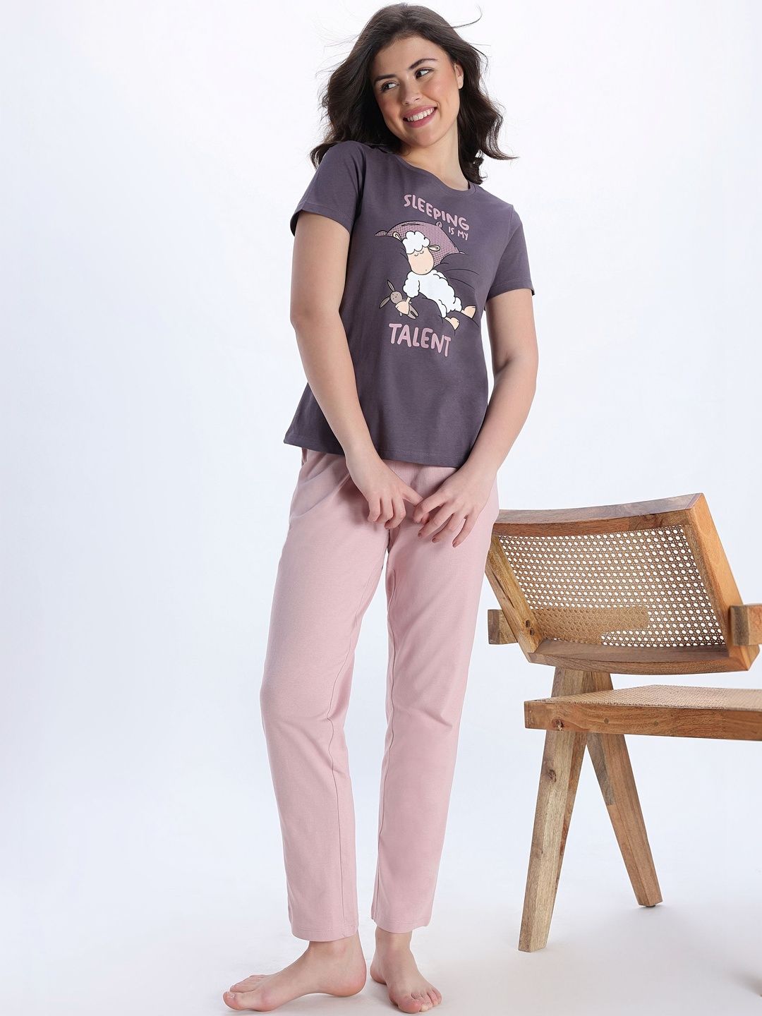 Zivame Women Printed Night suit-picture-22