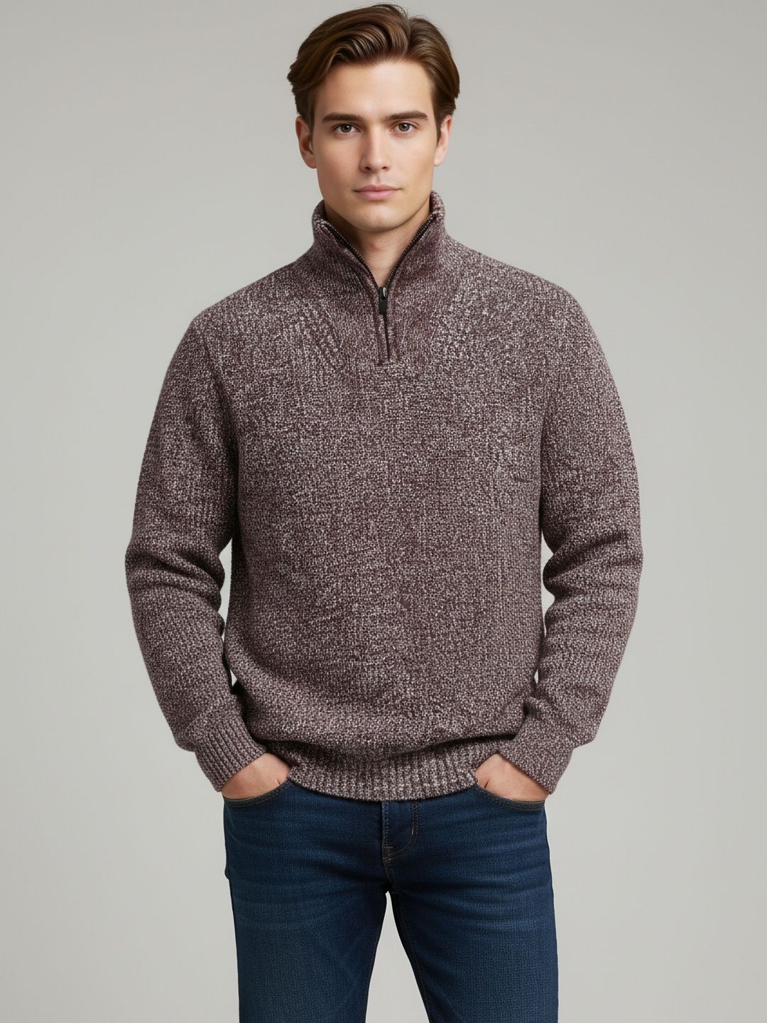 Celio Men Speckled Pullover-picture-57