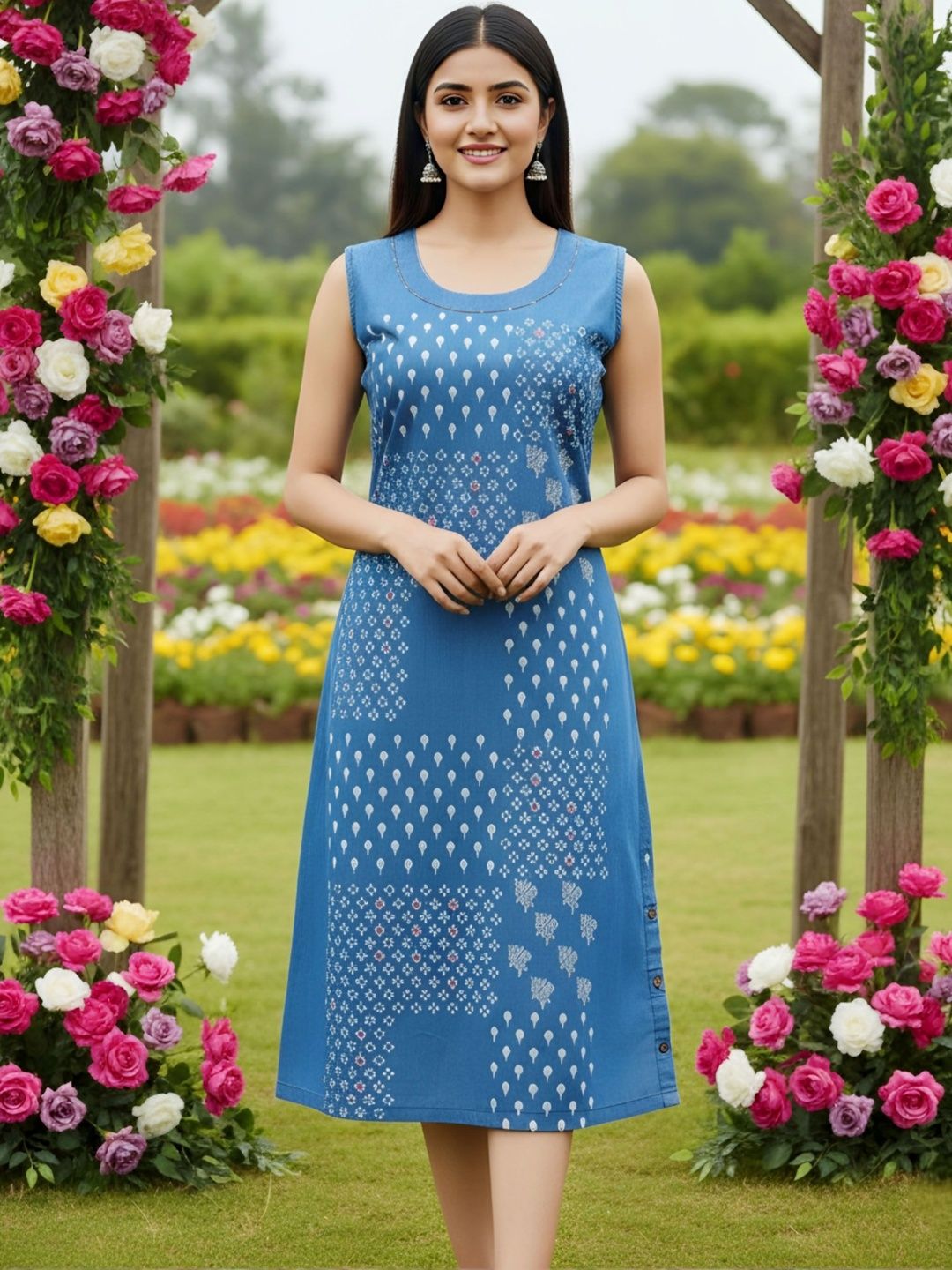 keshubaba Ethnic Motifs Printed Kurti-picture-24