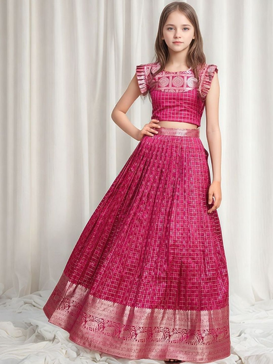 KALANANDI Girls Ready to Wear Lehenga &-picture-41