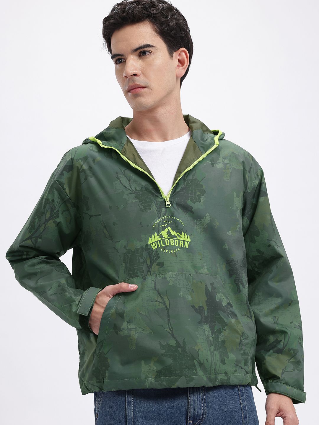 glitchez Men Camouflage Windcheater Tailored Jacket-picture-48