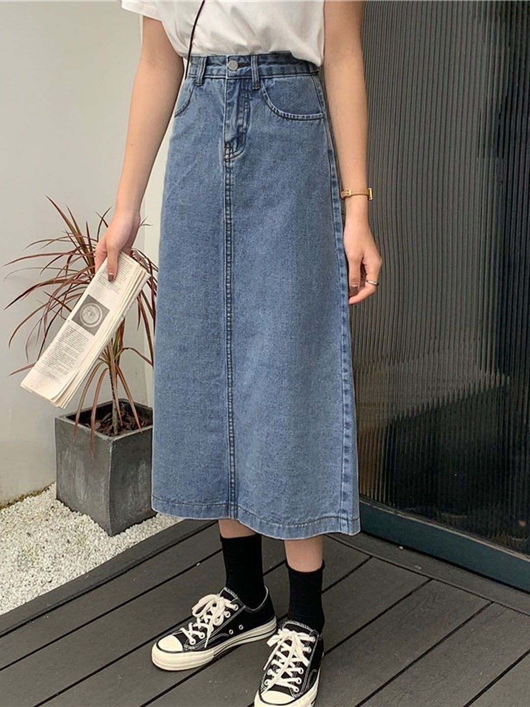 StyleCast A-Line Midi Skirts-picture-37