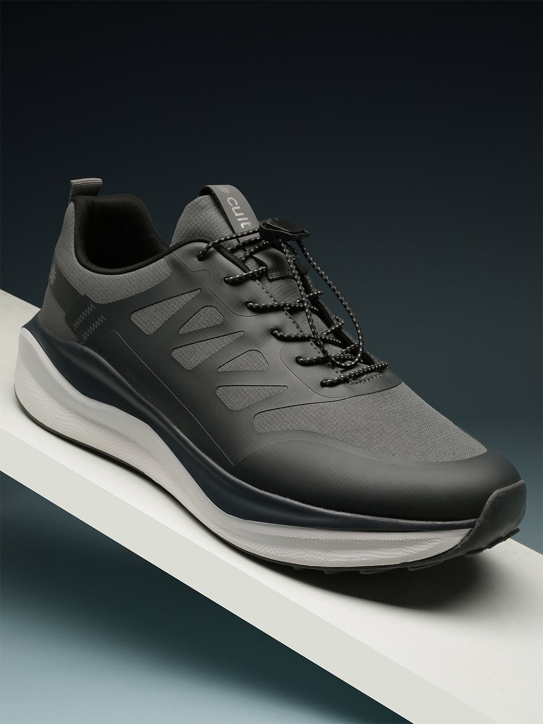 CULT Men's Vaydr Running Shoes - D. Grey & L. Grey