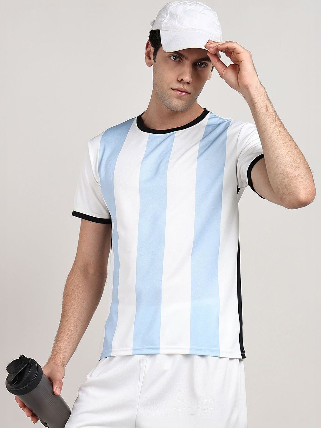 UMILDO Men Striped Dri-FIT T-shirt-picture-5
