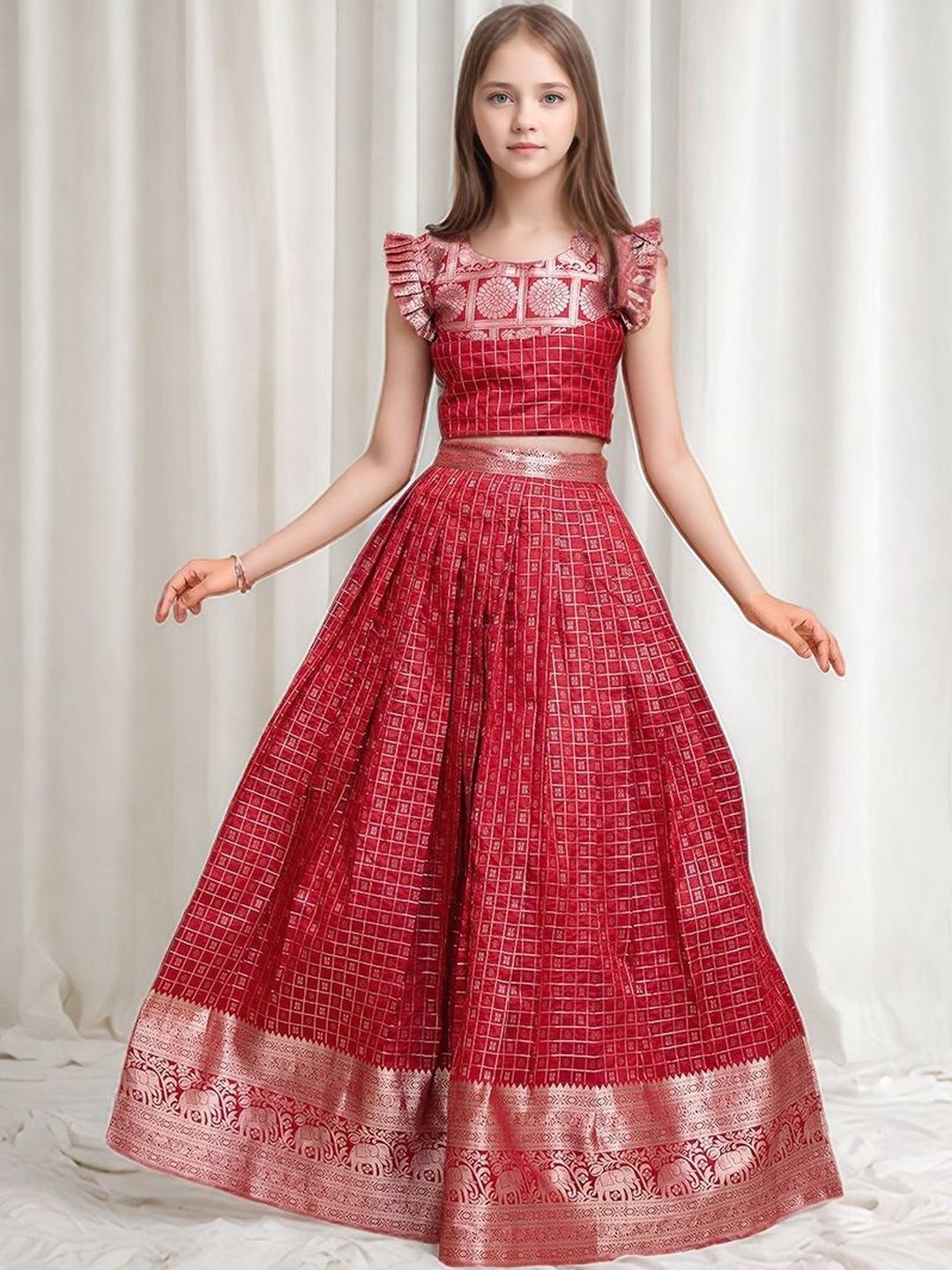 KALANANDI Girls Ready to Wear Lehenga &-picture-27