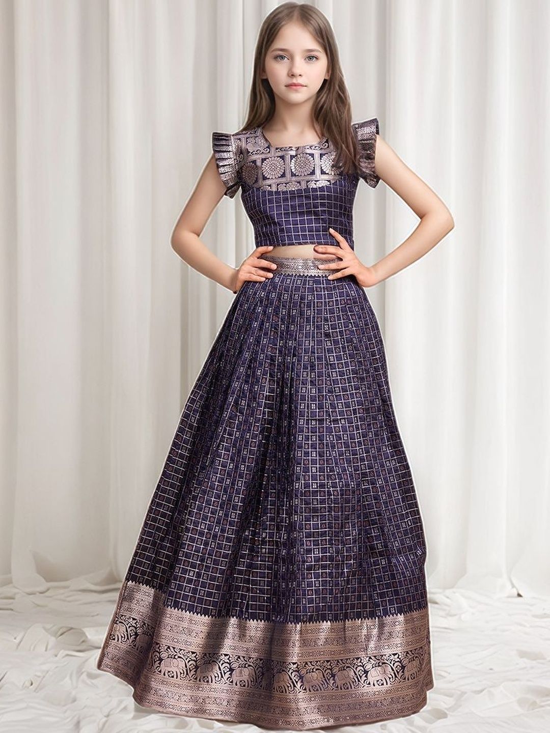 KALANANDI Girls Ready to Wear Lehenga &-picture-17