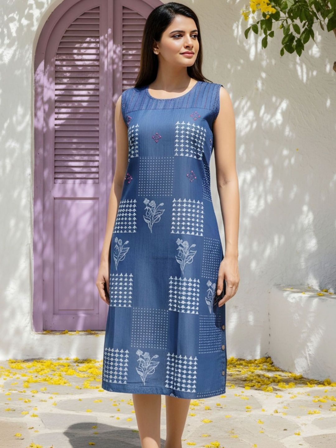 keshubaba Ethnic Motifs Printed Kurti-image-30