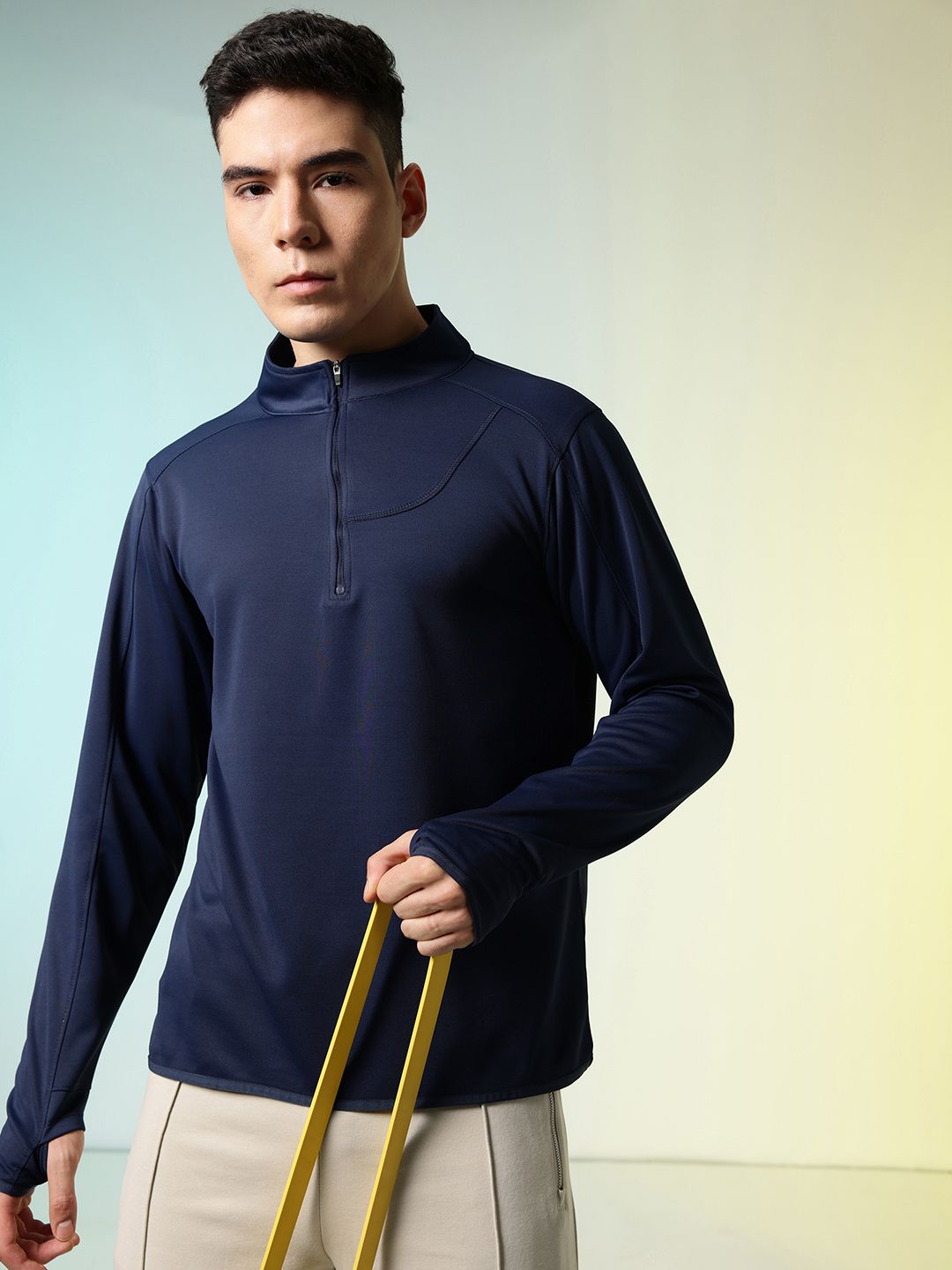 HRX by Hrithik Roshan High Neck Training Sweatshirt-picture-14