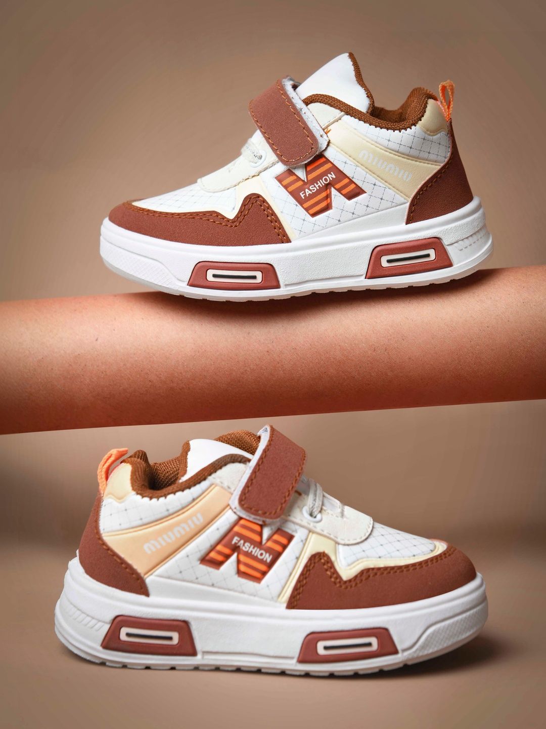 KINGS&QUEENS Unisex Kids Colourblocked Sneakers-picture-15