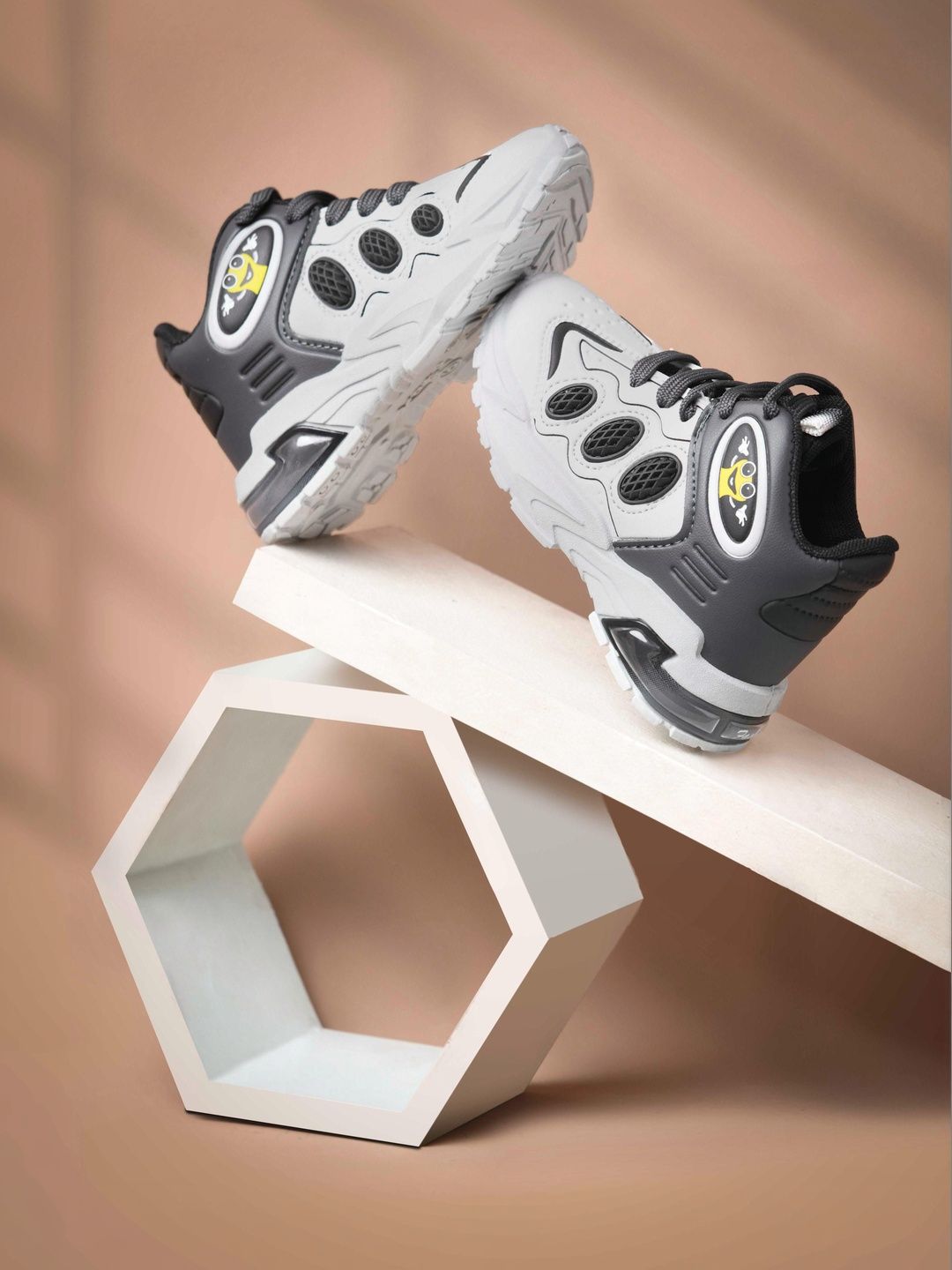 KINGS&QUEENS Unisex Kids Colourblocked Sneakers-picture-47