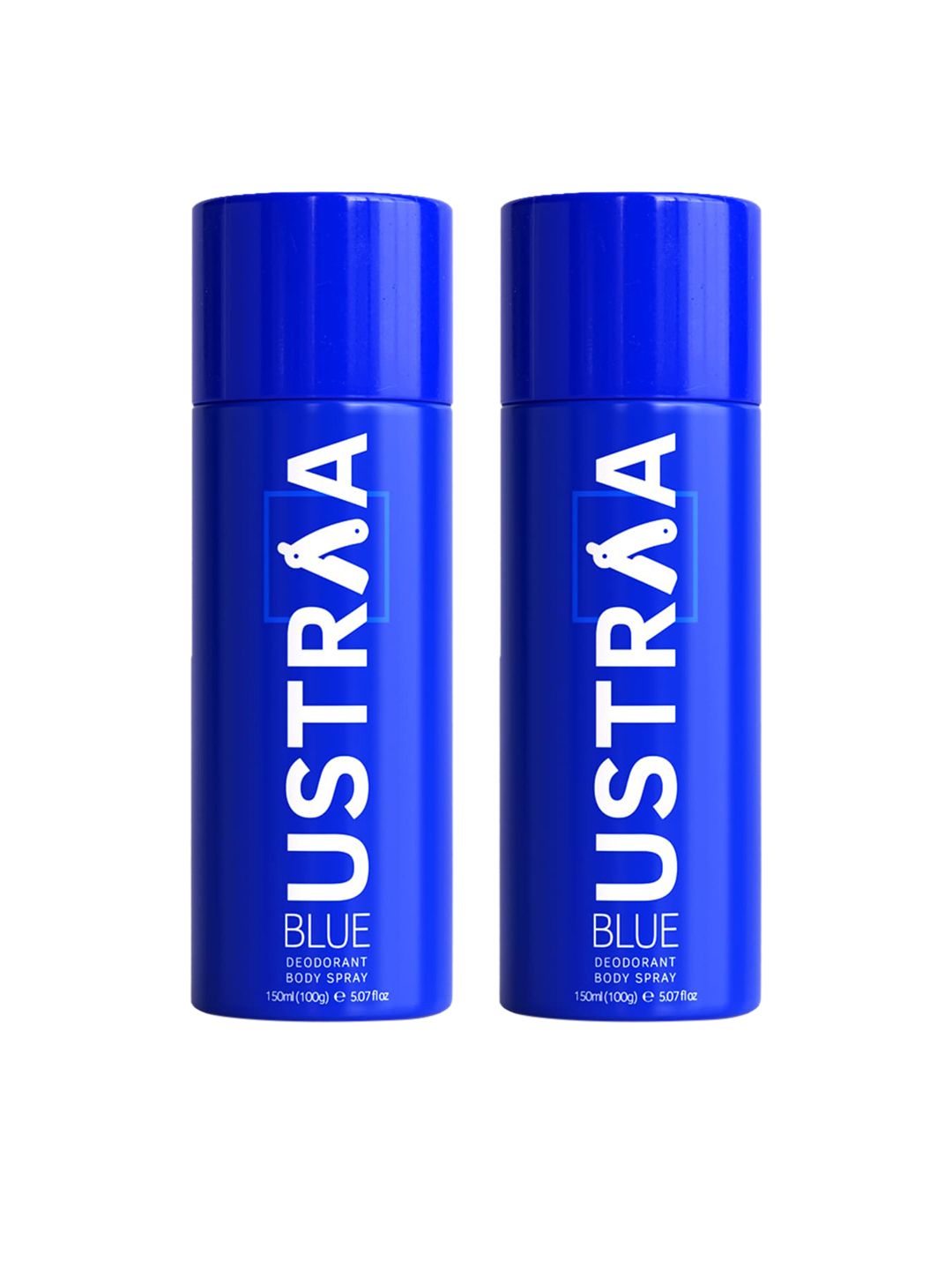 Ustraa Men Set of 2 Blue Deodorant Body Spray - 150ml each-image-22