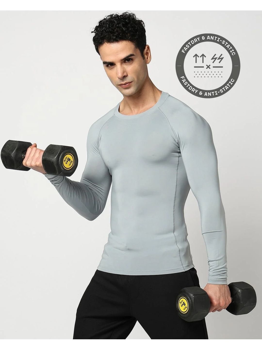 Performax Men Anti Static Compression T-shirt-picture-36